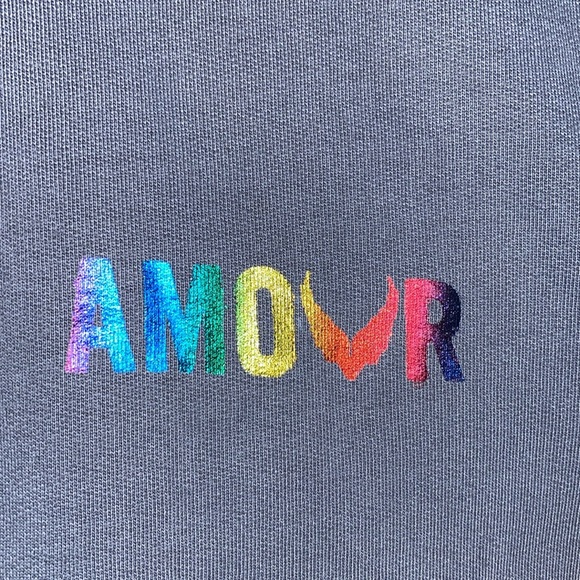 $228 RETAIL-NWT Simba Amour Wings in Blueberry size L Zadig & Voltaire Rainbow - Picture 3 of 7